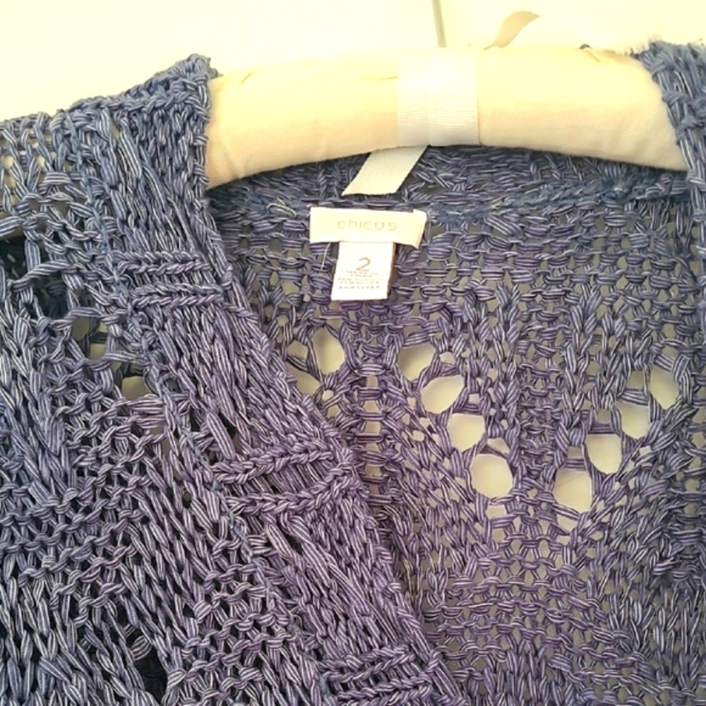 Chico's Crochet Cardigan